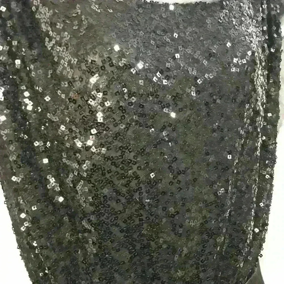 BCBG Generation Sequin and Satin Mini Dress. - Picture 1 of 7